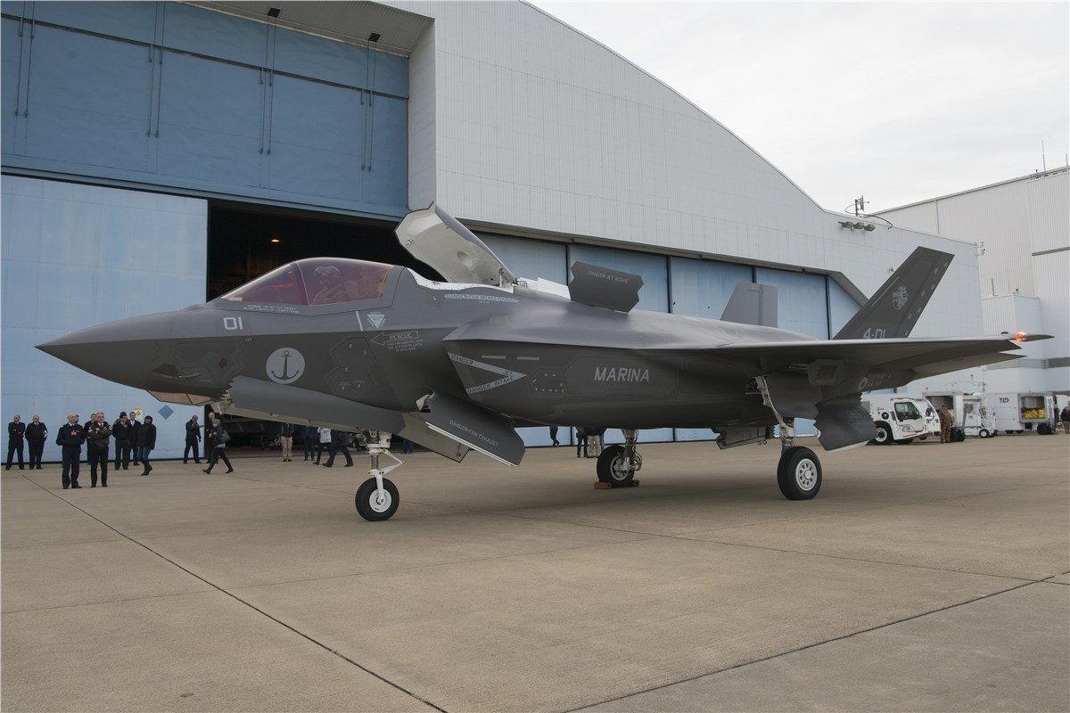 Italian F-35B Lands At Pax River