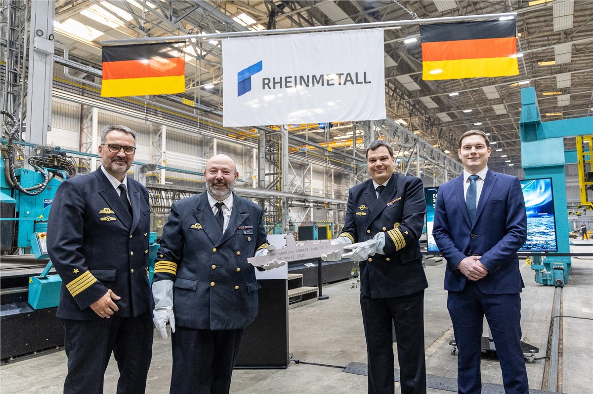 Rheinmetall Naval Systems Begins Production of Intelligence Vessel Ahead of Schedule  Rheinmetall AG &copy;