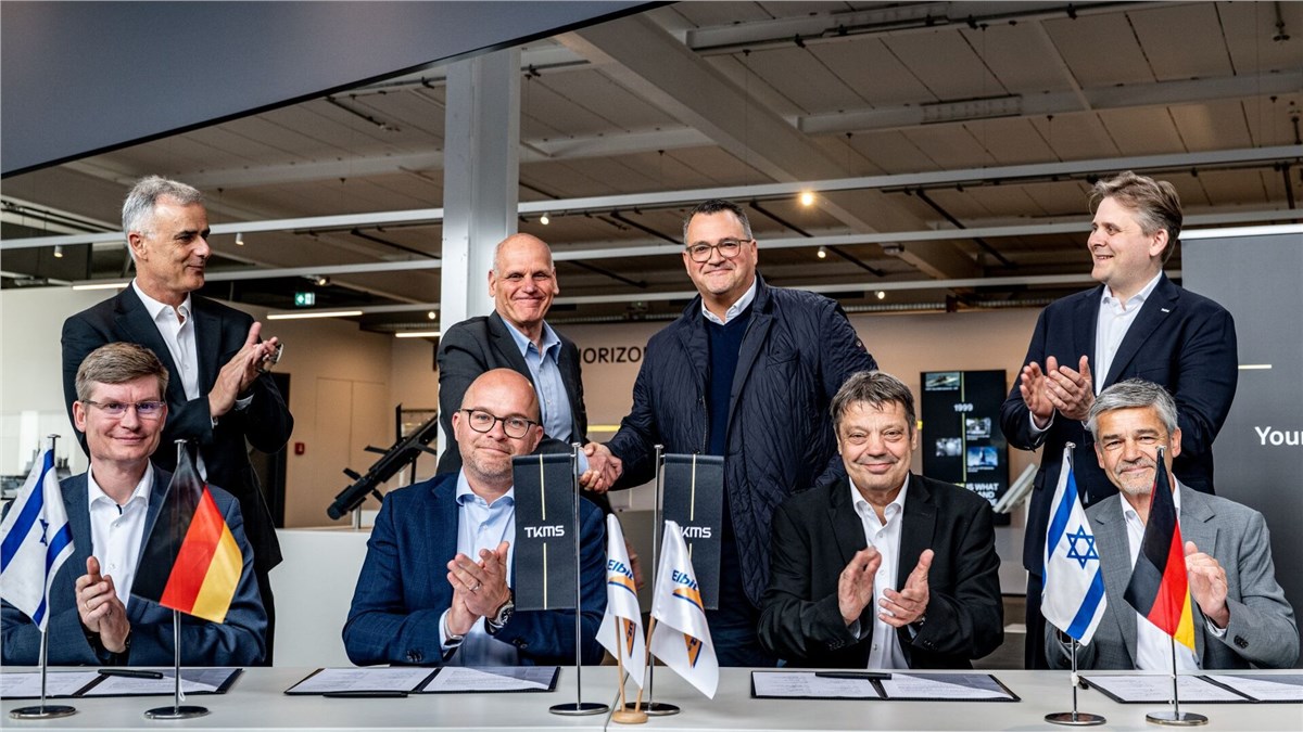 TKMS and Elbit Expand Their Collaboration on the Development of Defense Solutions  Thyssenkrupp Marine Systems (TKMS) &copy;
