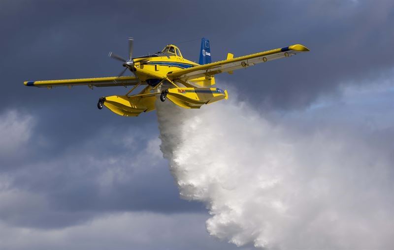 Saab Continues to Provide Aerial Firefighting Capability for Sweden