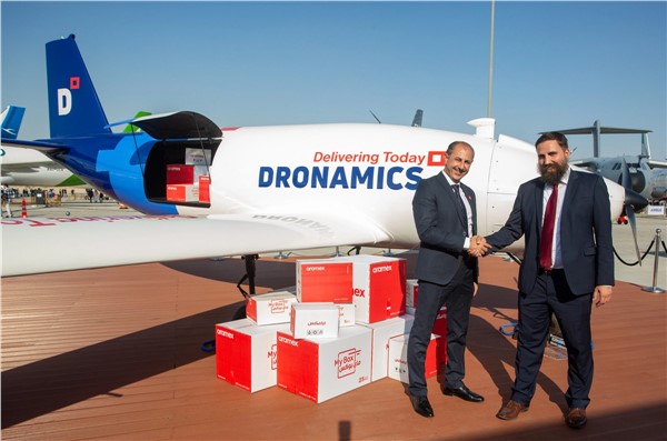 Dronamics and Aramex to Partner on Cargo Drone Deliveries Globally