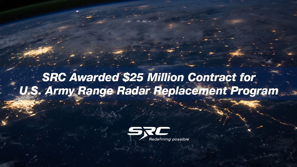 SRC Awarded $25M Contract for US Army Range Radar Replacement Program