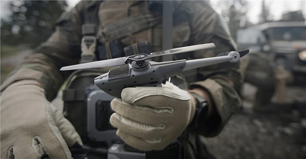 Teledyne FLIR's Black Hornet 4 Nano-Drone Selected as Winner of the Defense Innovation Unit's Blue UAS Challenge   Teledyne FLIR LLC &copy;
