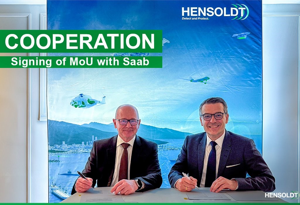 HENSOLDT and Saab sign MoU on future cooperation in the field of aircraft protection technologies
