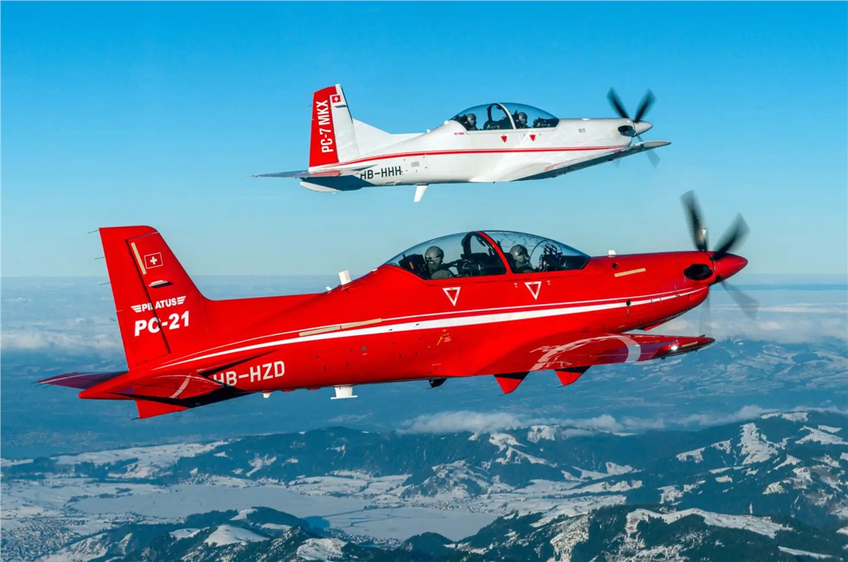 French Air and Space Force Buys 22 PC-7 MKX Aircraft for Basic Military Pilot Training  Pilatus Aircraft &copy;