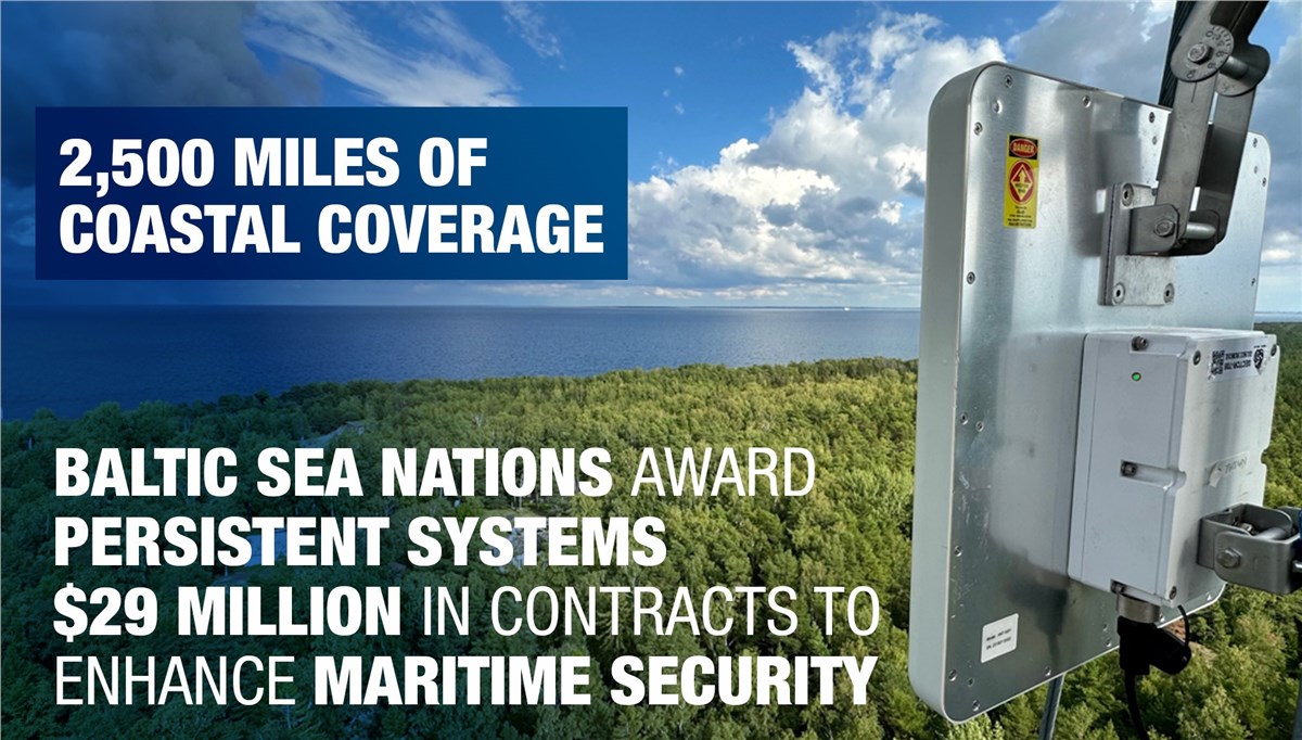 Baltic Sea Nations Deploy Advanced Coastline Surveillance Network with Persistent Systems  Persistent Systems &copy;