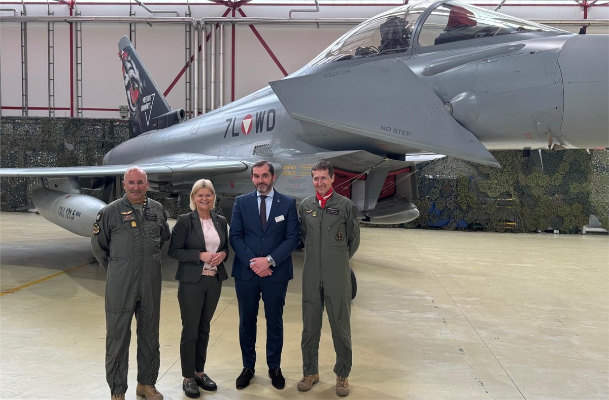 Austrian Eurofighters Achieve 20,000 Flying Hours   Eurofighter Typhoon &copy;