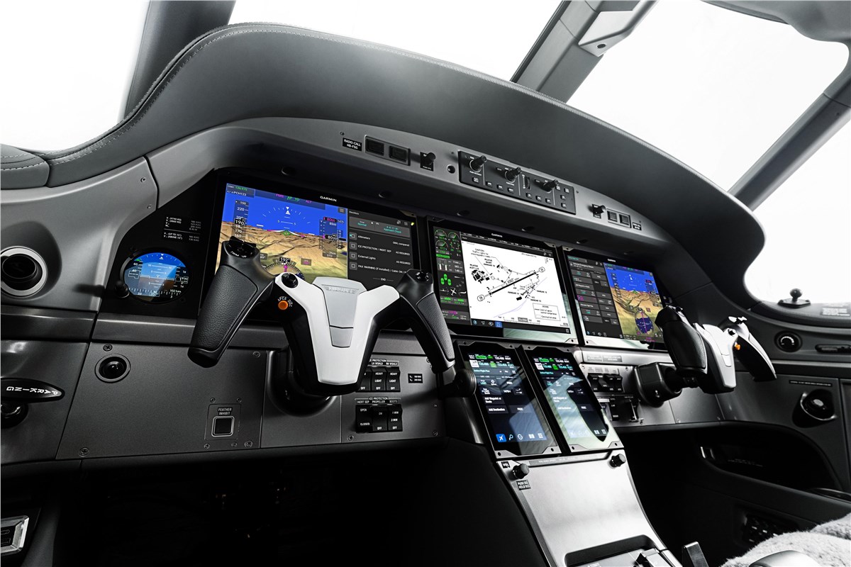 Garmin G3000 PRIME Unveiled As Integrated Flight Deck for the New Pilatus PC-12 PRO Aircraft  Garmin International Inc. &copy;