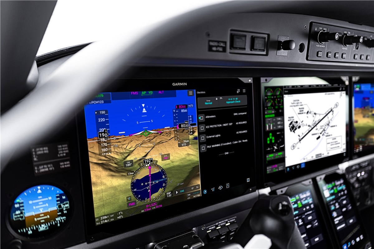 Garmin G3000 PRIME Unveiled As Integrated Flight Deck for the New Pilatus PC-12 PRO Aircraft  Garmin International Inc. &copy;