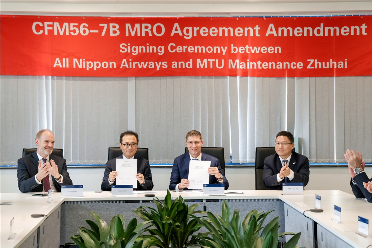 MTU Maintenance and All Nippon Airways sign CFM56-7B MRO contract  MTU Aero Engines &copy;