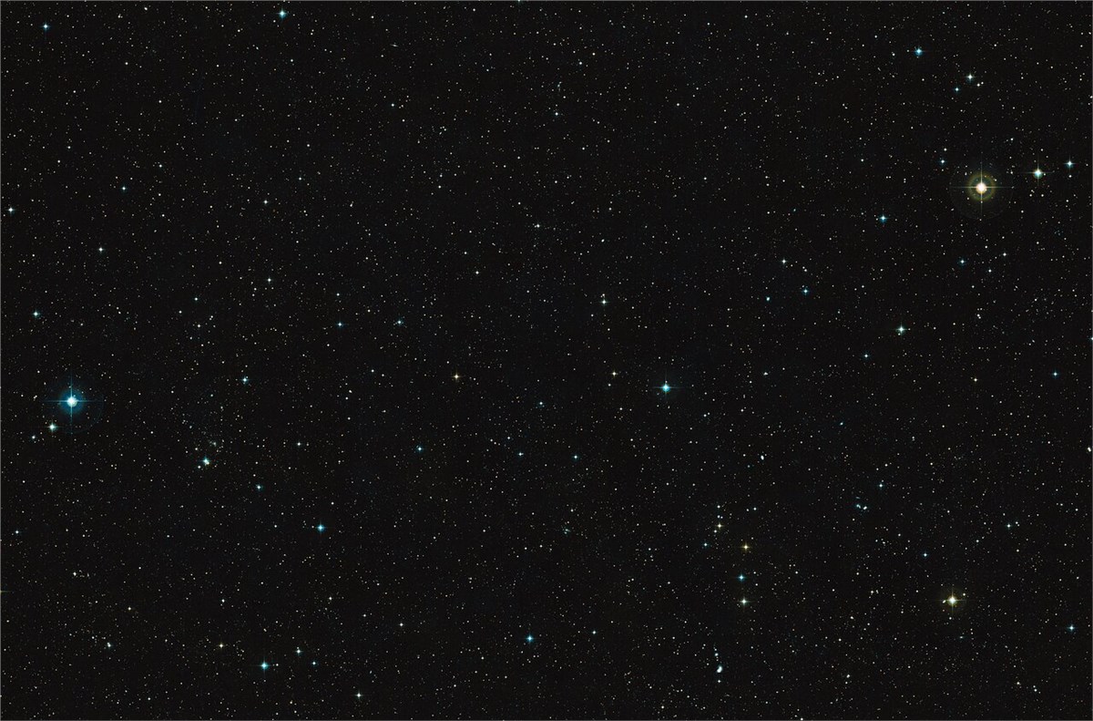 Oxygen Discovered in Most Distant Known Galaxy Wide-field view of region around JADES-GS-z14-0 European Southern Observatory (ESO) &copy;