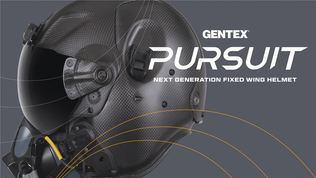 Gentex Corporation Announces PURSUIT as the New Name of Its Next Generation Fixed Wing Helmet System  Gentex Corporation &copy;