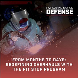 Image - Fairbanks Morse Defense Reduces Navy Engine Maintenance to Under 30 Days with Pit Stop Strategy