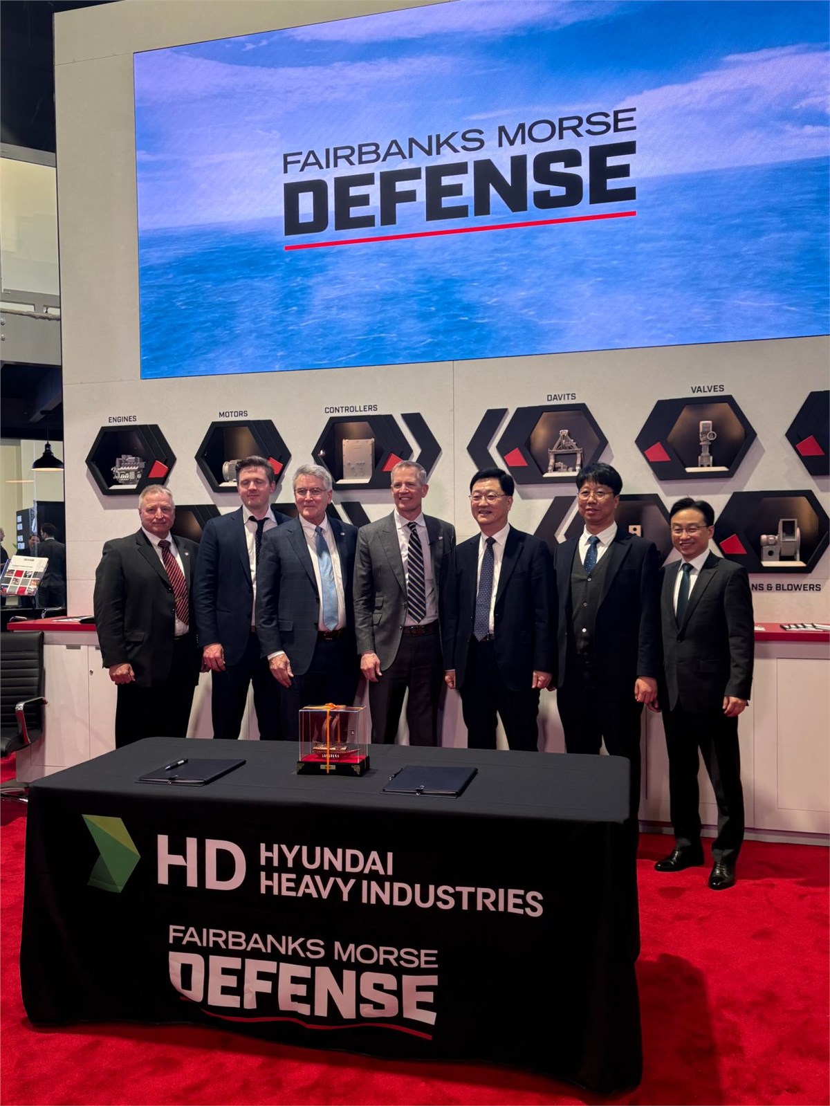 FMD, HD Hyundai Heavy Industries Sign MoU to Strengthen Maritime Defense  Fairbanks Morse Defense &copy;