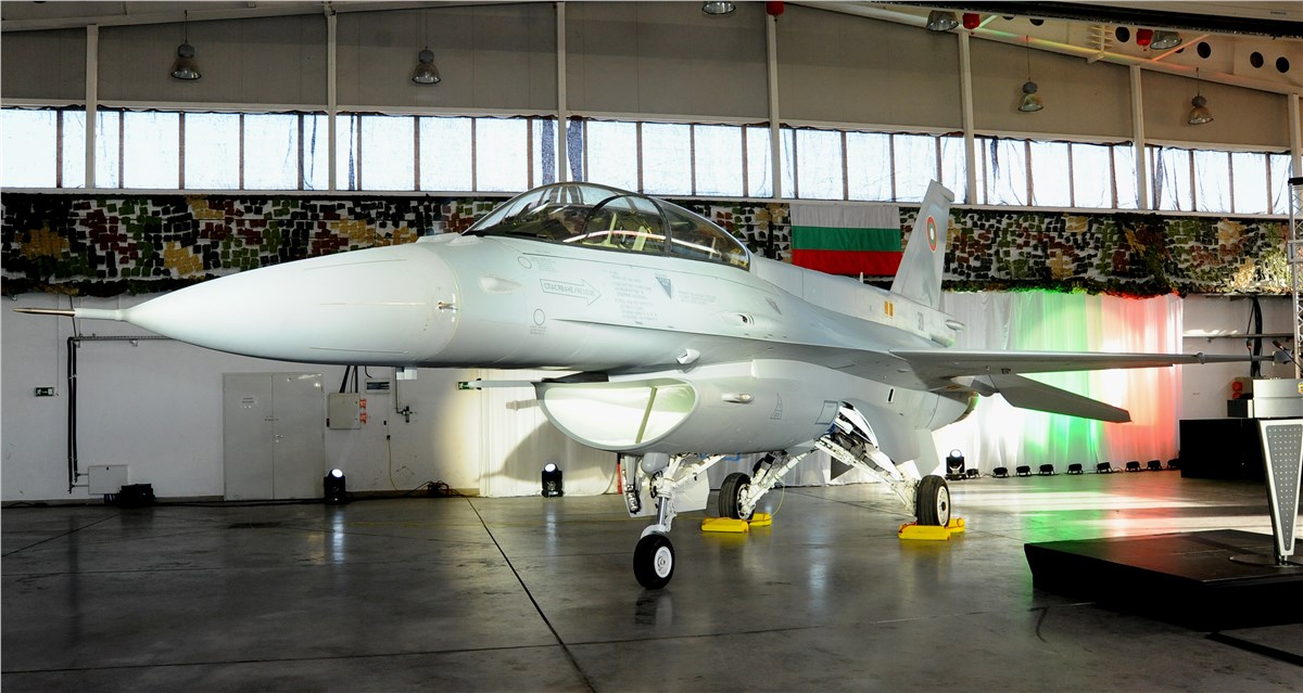 LM and Bulgaria Mark Arrival of 1st Bulgaria F-16 Block 70 Jet  Lockheed Martin Corporation &copy;