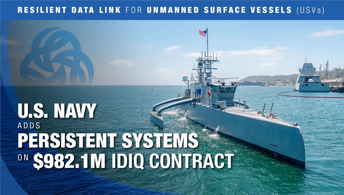 US Navy adds Persistent Systems to FoS USV IDIQ contract  Persistent Systems &copy;
