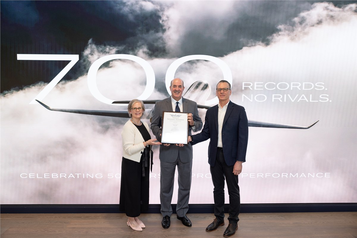 Gulfstream Fleet Amasses 700 City-Pair Speed Records  Gulfstream Aerospace Corp. &copy;