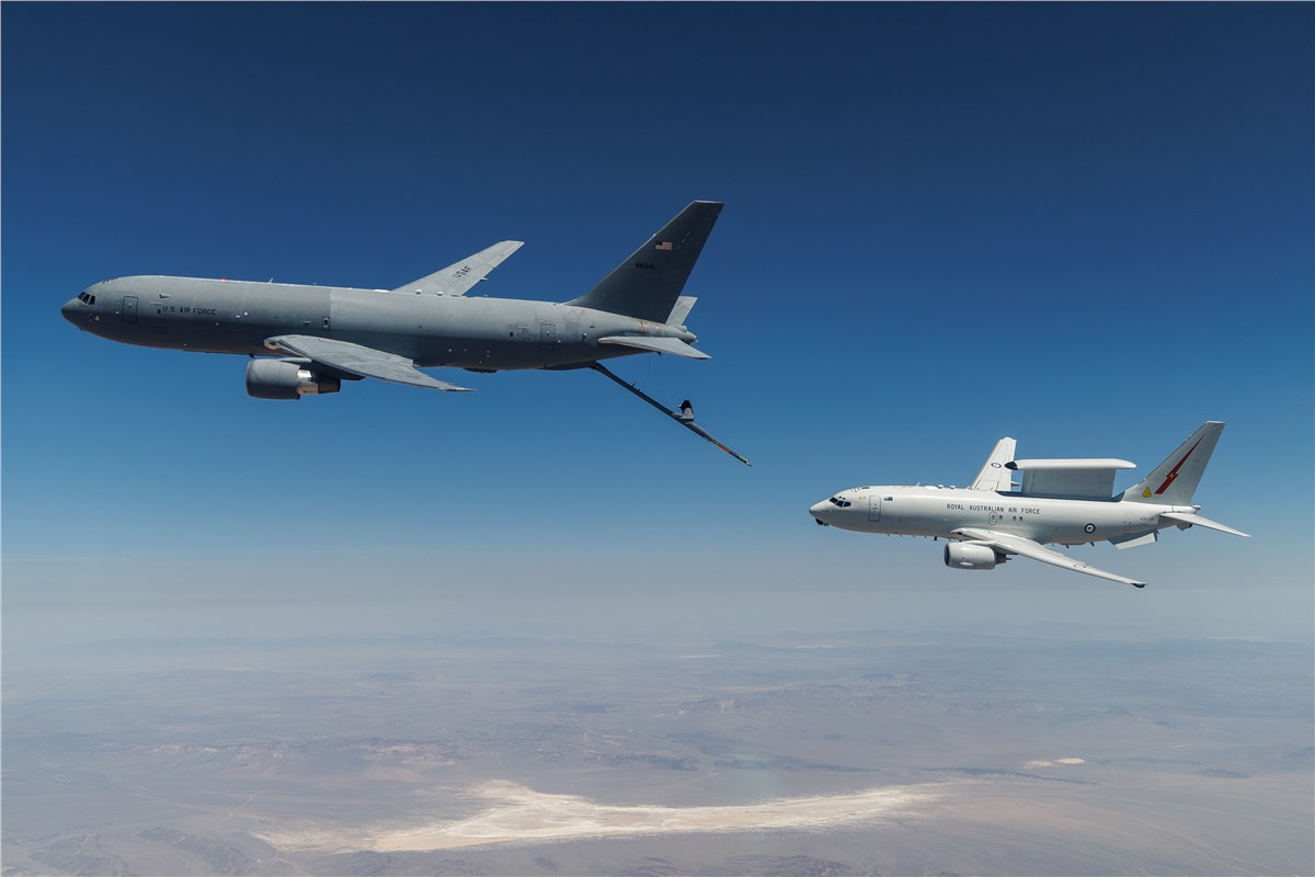 Trilateral E-7A Agreement Marks New Milestone With KC-46 Certification  U.S. Air Force photo by Richard Gonzales &copy;
