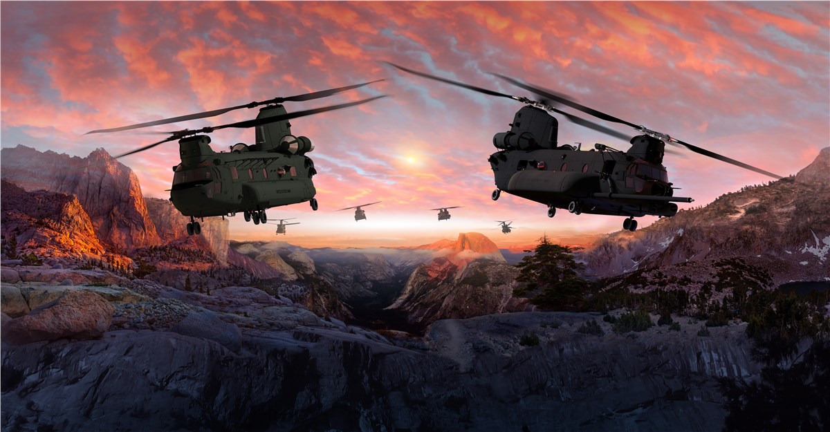 United Arab Emirates - CH-47F Chinook Helicopters  Boeing &copy;