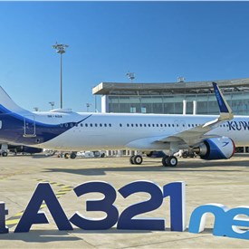 Image - Airbus Delivers 1st A321neo for Kuwait Airways