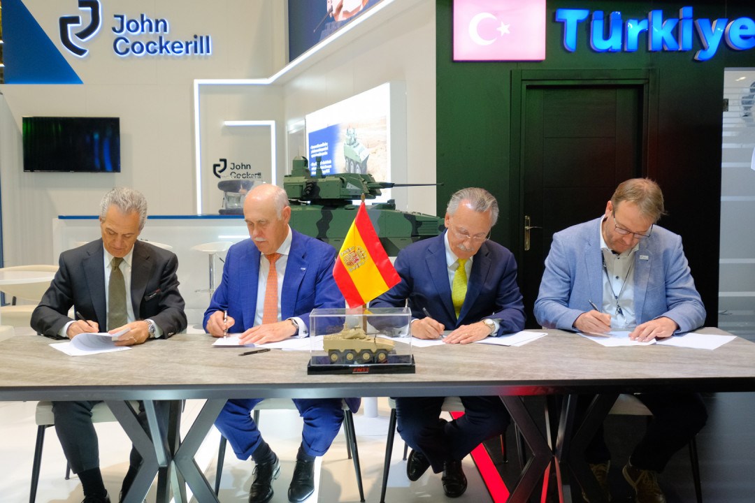 TSD, Groupo Oesia, FNSS, and John Cockerill Defense Sign a MoU for the Supply of a 6x6 Cavalry Vehicle for the Spanish Army  FNSS &copy;