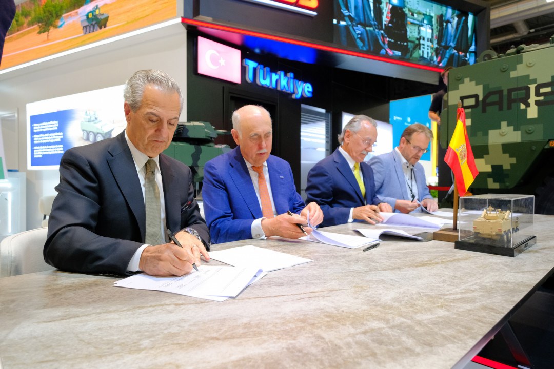TSD, Groupo Oesia, FNSS, and John Cockerill Defense Sign a MoU for the Supply of a 6x6 Cavalry Vehicle for the Spanish Army  FNSS &copy;