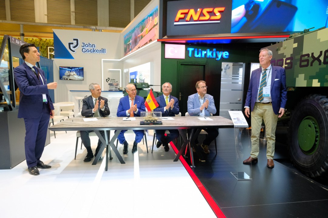 TSD, Groupo Oesia, FNSS, and John Cockerill Defense Sign a MoU for the Supply of a 6x6 Cavalry Vehicle for the Spanish Army  FNSS &copy;
