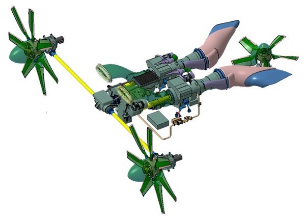 XTI Aerospace Selects Drivetrain Supplier-Partners for TriFan 600  XTI Aerospace &copy;
