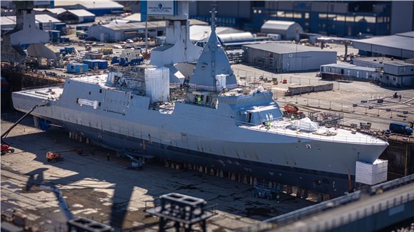 The First Multi-purpose Corvette Built at Rauma Shipyard has Been Launched