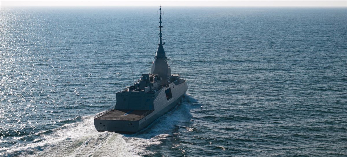 Start of HS Kimon Sea Trials, 1st FDI Frigate for the Hellenic Navy  Naval Group &copy;