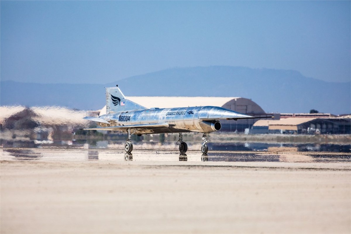 Hermeus Flies Quarterhorse MK 1 at Edwards AFB  Hermeus &copy;
