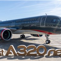 Avolon Delivers Royal Jordanian's 1st Airbus A320neo