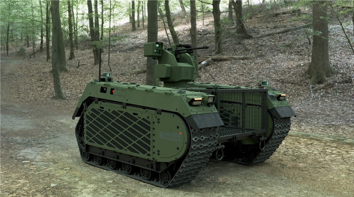 Milrem Robotics Showcases THeMIS Combat-Cargo UGV at Indo Defence 2025  Milrem Robotics &copy;