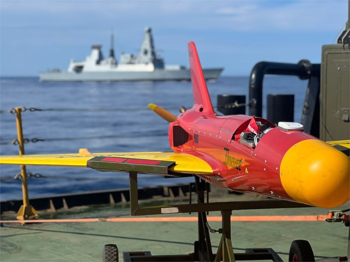 Delivering Counter Drone Training to the Royal Navy As Part of International Exercise Med Strike  QinetiQ &copy;