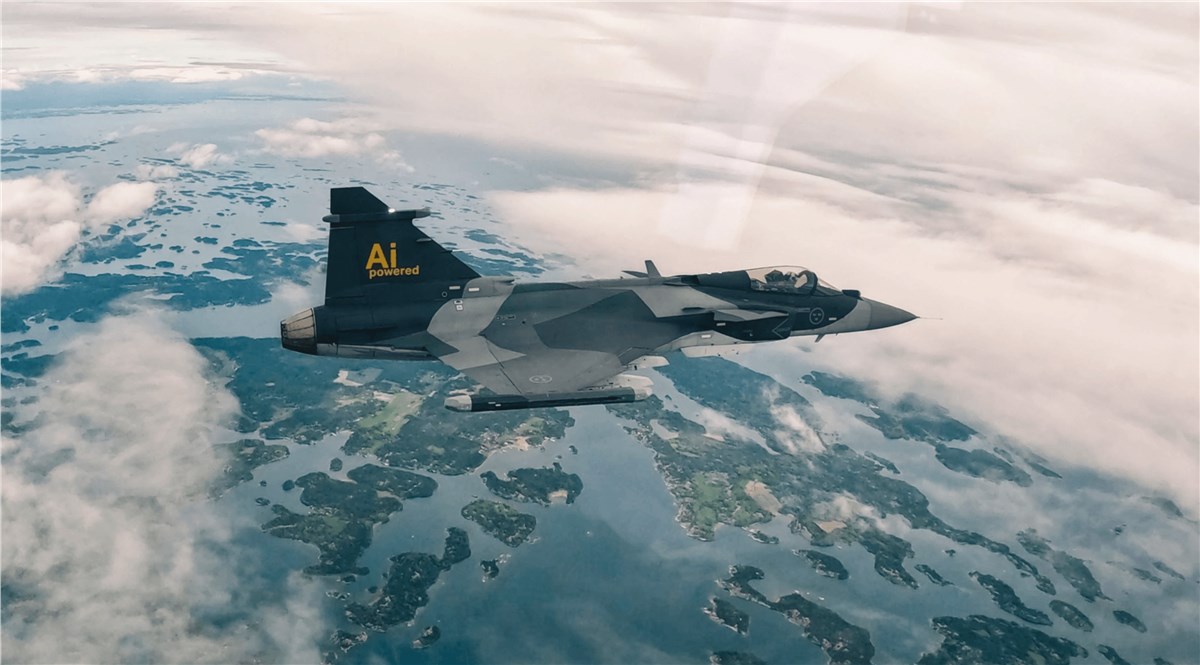 Helsing AI agent successfully completes Saab Gripen E test flight  Helsing / Saab AB &copy;