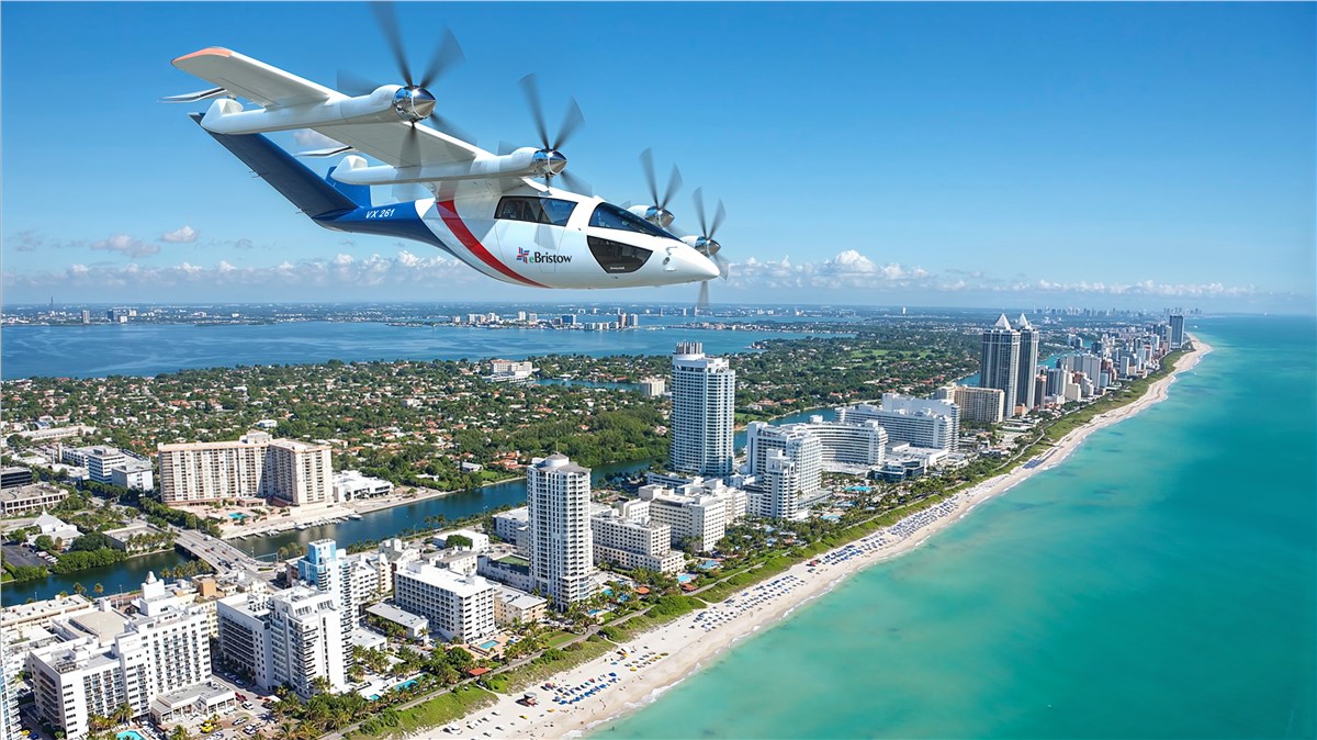 Vertical and Bristow Partner to Deliver Full Service 'Ready-to-Fly' eVTOL Operations for VX4 Customers  Vertical Aerospace / Bristow Group &copy;