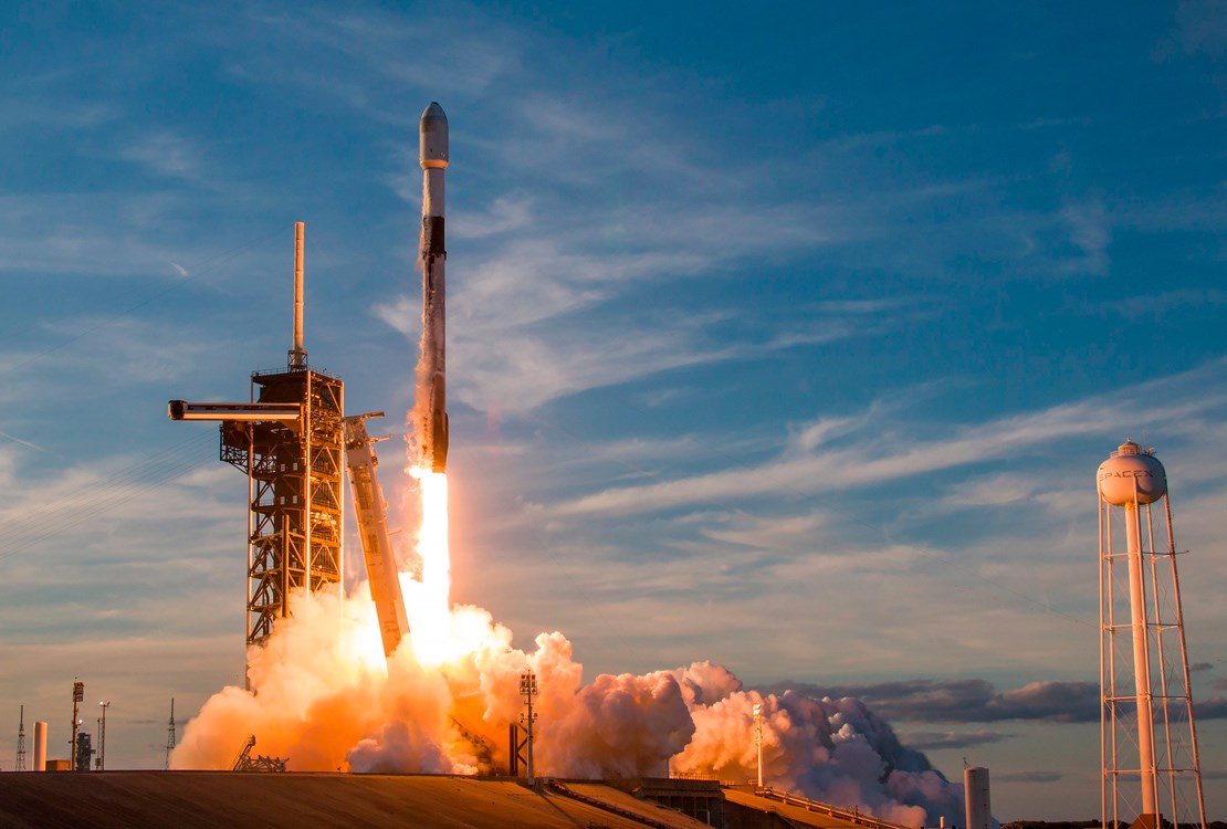 Exolaunch to Deploy 45 Customer Satellites on Transporter-14, Marking Its Biggest Mission to Date  SpaceX &copy;