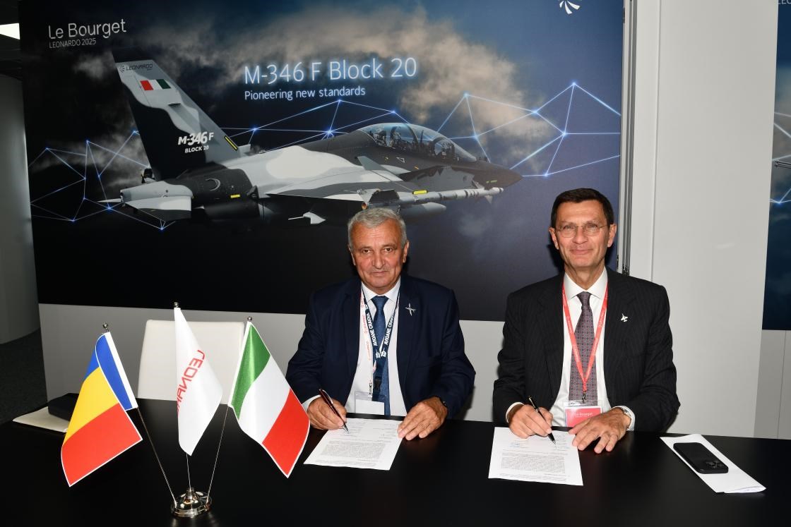 Leonardo and Avioane Craiova Sign Technological and Industrial Cooperation Agreement for Current and Future Aeronautical Programmes  Leonardo &copy;