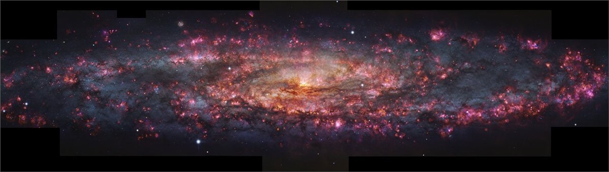 Astronomers Capture Most Detailed Thousand-colour Image of a Galaxy MUSE view of the Sculptor Galaxy European Southern Observatory (ESO) &copy;