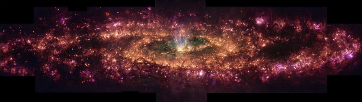 Astronomers Capture Most Detailed Thousand-colour Image of a Galaxy MUSE view of ionised gas in the Sculptor Galaxy European Southern Observatory (ESO) &copy;