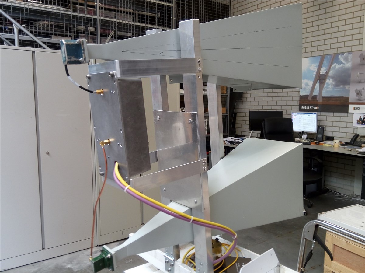 Farewell, ELVIRA: A Look Back at Our 1st Drone Radar and a Legacy Set in C-UAS An early version of Elvira (2016) Robin Radar Systems &copy;
