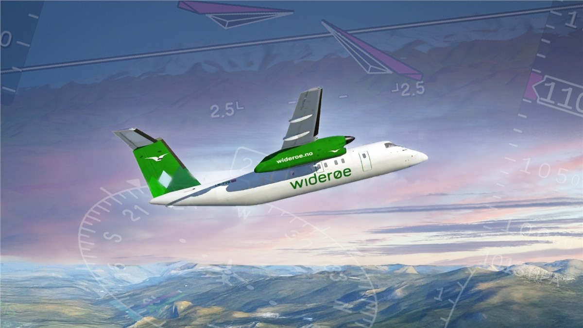 Wideroe Airlines Upgrades Dash 8 Fleet With Universal Avionics Flight Display System   Universal Avionics &copy;