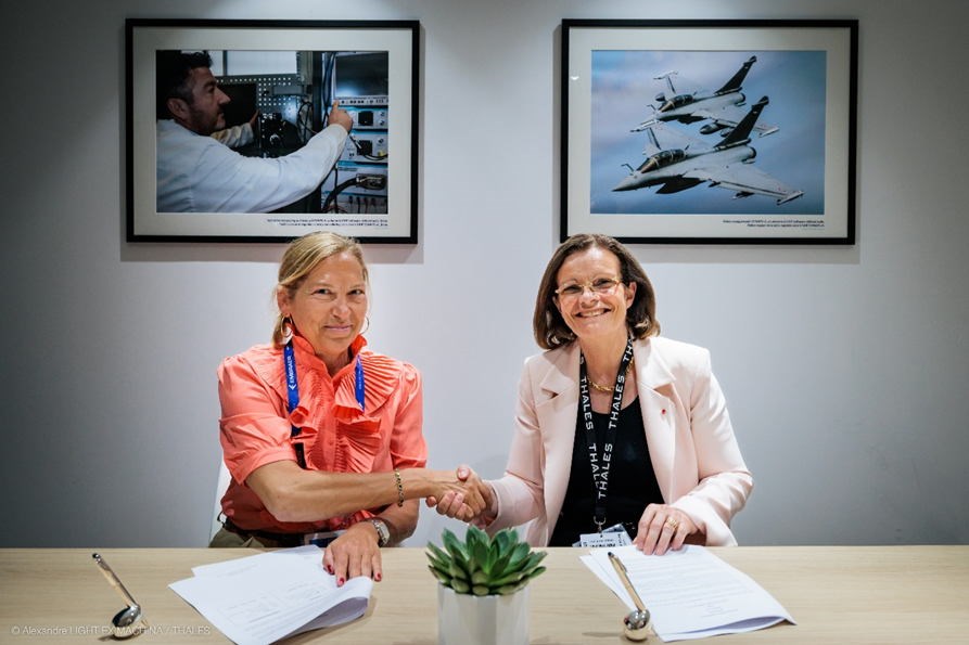 Thales and Terma Sign a MoU to Expand Cooperation in the Air, Naval and Space Domains  Thales &copy;