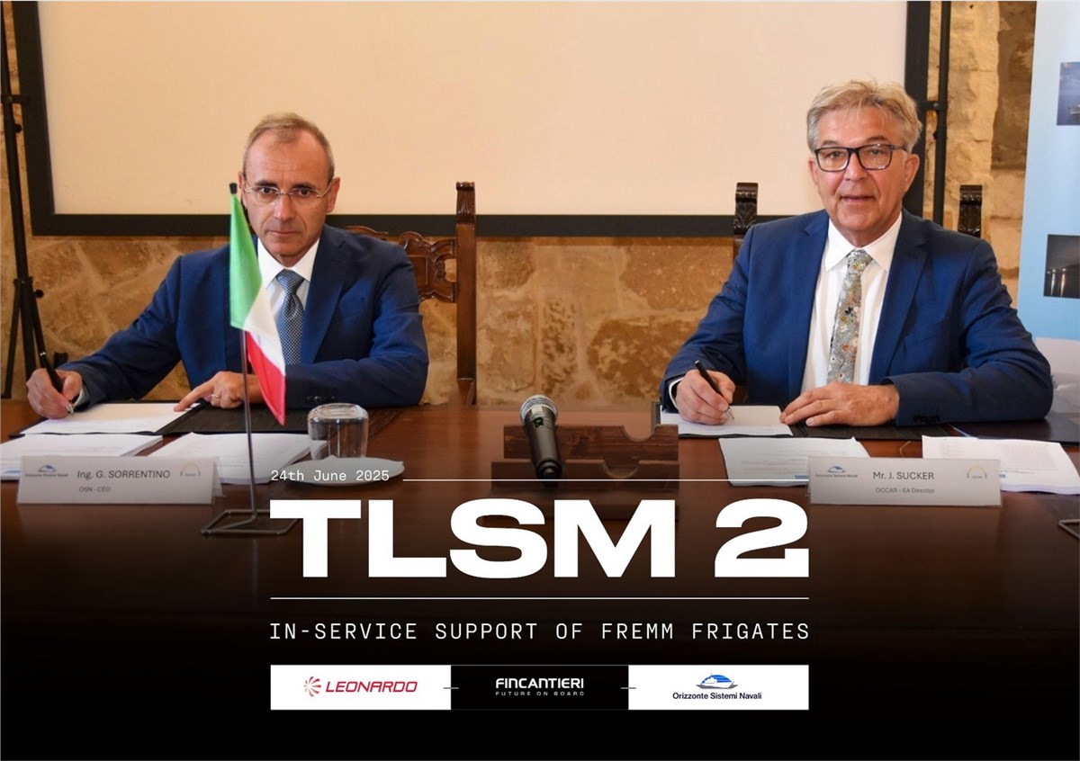 Contract Signed for In-Service Support of FREMM Frigates  Fincantieri &copy;