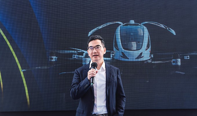 EH216-S Pilotless eVTOL Completes Debut Human-Carrying Flights in Indonesia, A Step Forward International Market Expansion  EHang &copy;