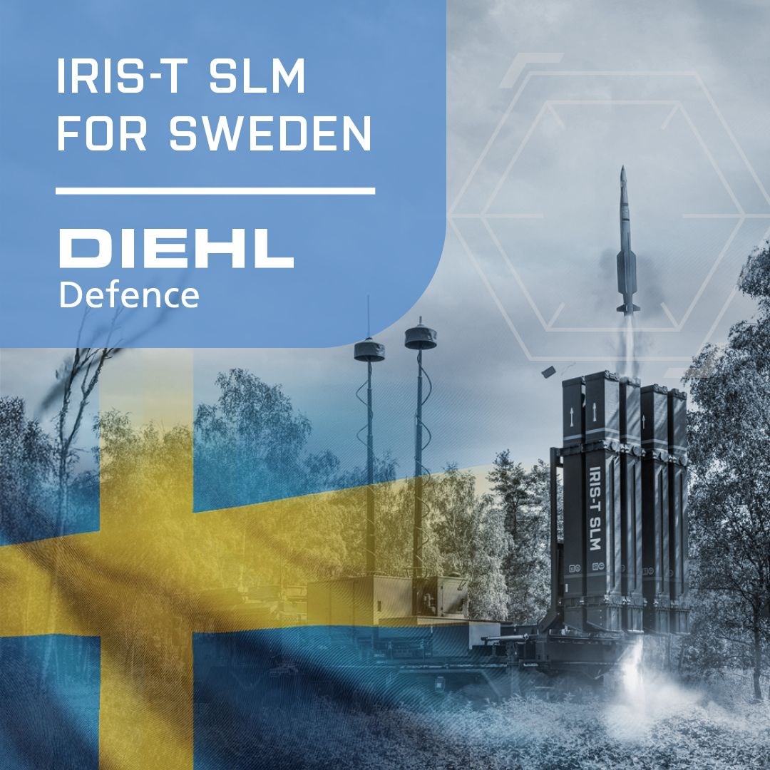 Sweden Becomes Latest ESSI Country to Opt for IRIS-T SLM  Diehl Defence &copy;