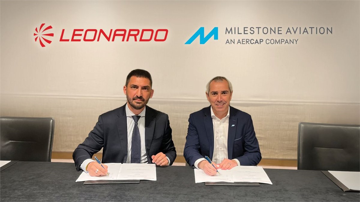 Milestone Signs New Framework Agreement  with Leonardo Helicopters  Milestone Aviation &copy;