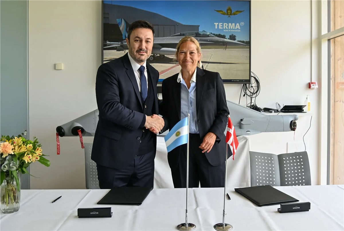 Terma Signs Key Support Agreement with Argentinian MoD and AF for F-16 Modernization  Terma &copy;