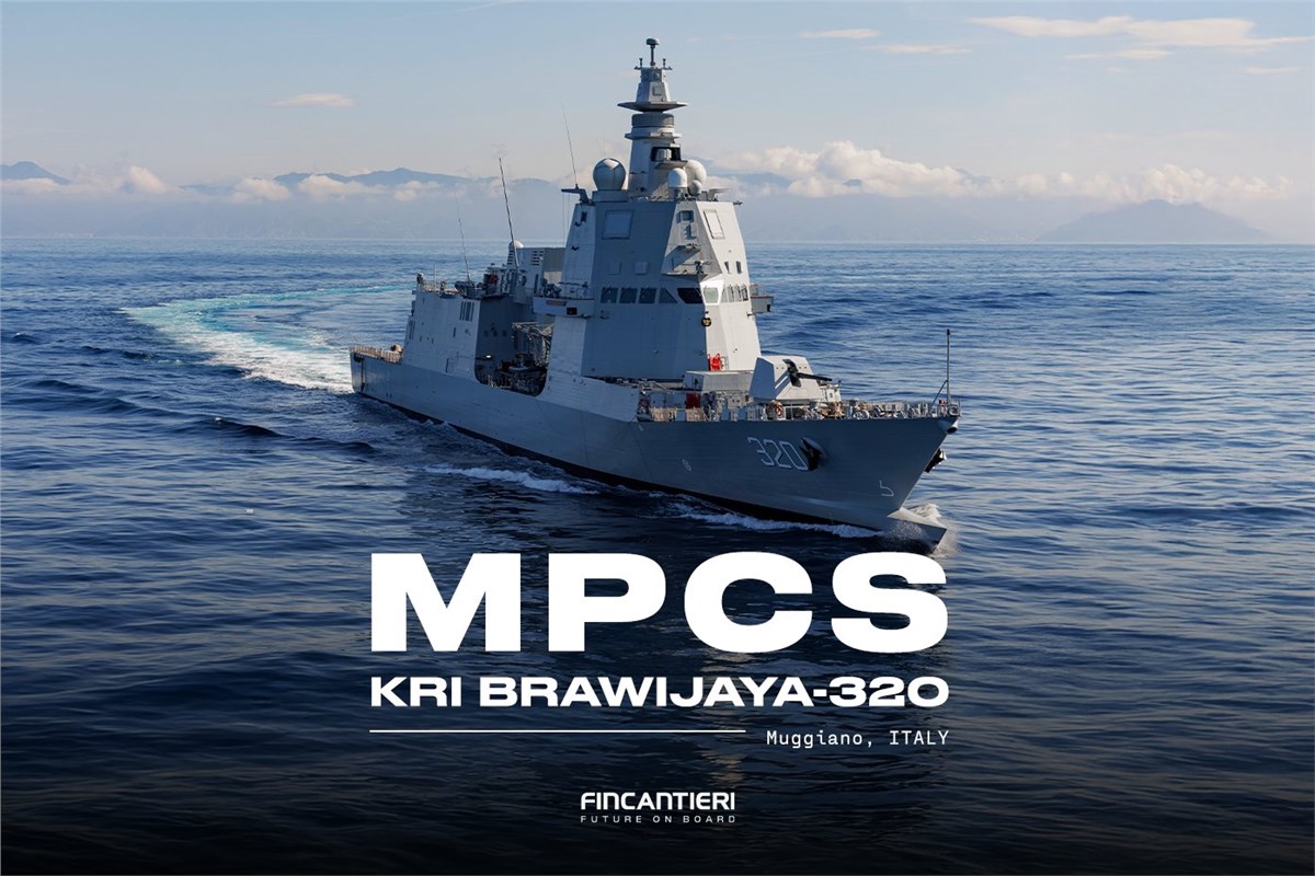 Fincantieri Delivers the PPA "KRI BRAWIJAYA-320" to the Indonesian Navy  Fincantieri &copy;