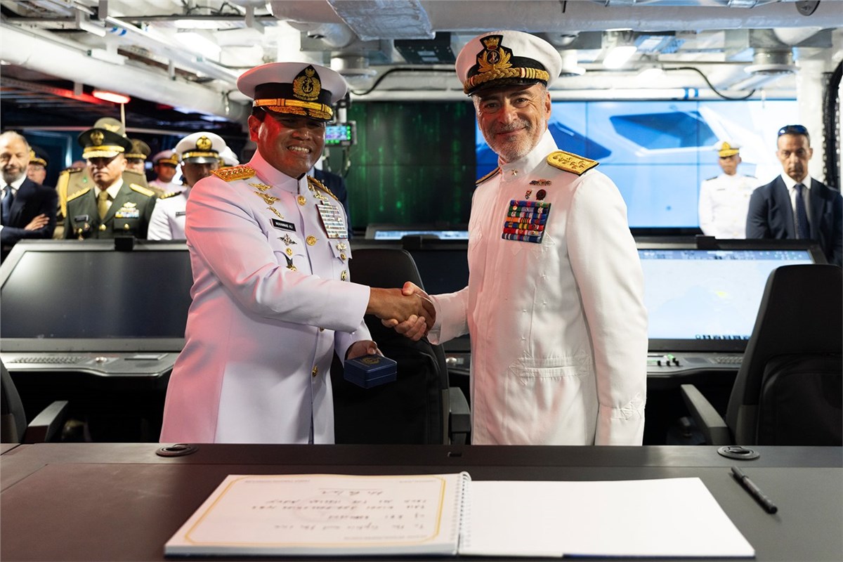 Fincantieri Delivers the PPA "KRI BRAWIJAYA-320" to the Indonesian Navy  Fincantieri &copy;